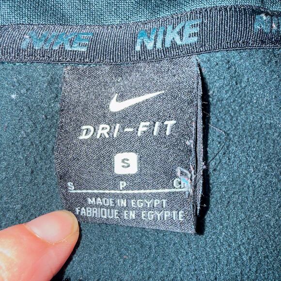 Nike Dri-FIT Dark Green Pullover Hoodie S Men’s Lightweight Performance - Picture 3 of 6